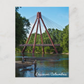 Gone Fish'n'n East Fork White River Postkarte (Vorderseite)