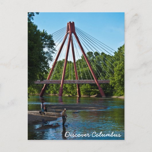 Gone Fish'n'n East Fork White River Postkarte (Vorderseite)