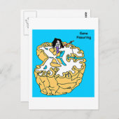 Gone Fissuring Postkarte (Vorne/Hinten)