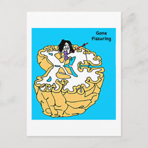 Gone Fissuring Postkarte