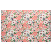 GONE FLORAL Coral Rose Print Stoff (Fat Quarter (45,7 x 55,9 cm))