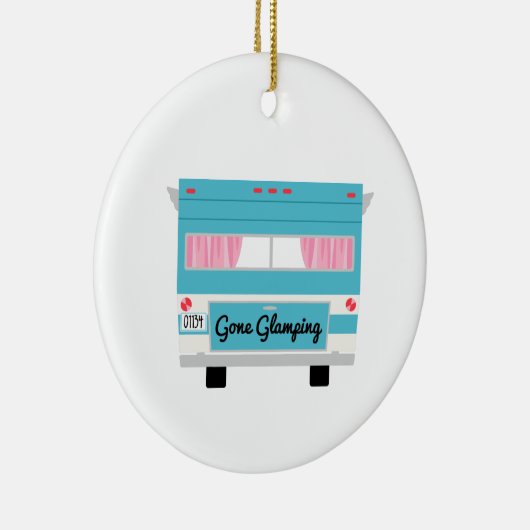 Gone Glamping Keramik Ornament (Rechts)