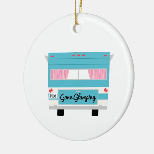 Gone Glamping Keramik Ornament (Links)