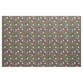 Gone Golfing on Brown Stoff (Fat Quarter (45,7 x 55,9 cm))