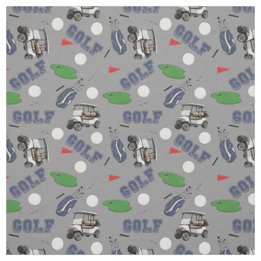 Gone Golfing on Gray Stoff (Muster)