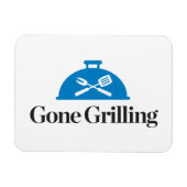 Gone Grilling Magnet (Horizontal)