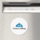 Gone Grilling Magnet (In Situ (Geschirrspüler))
