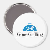 Gone Grilling Magnet (Vorderseite/Rückseite)