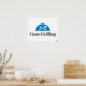 Gone Grilling Poster (Küche)