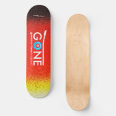 GONE-Logo 8.5 Skateboard (Vorderseite)