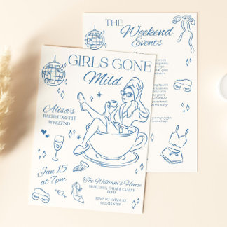 Gone Mild Bachelorette Einladung Slumbe