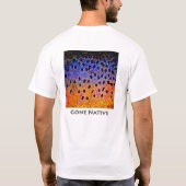 Gone Native - Männer gestörtes Gewebe T-Shirt (Rückseite)