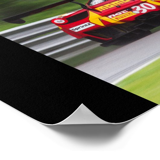 Gone Racing Poster (Ecke)