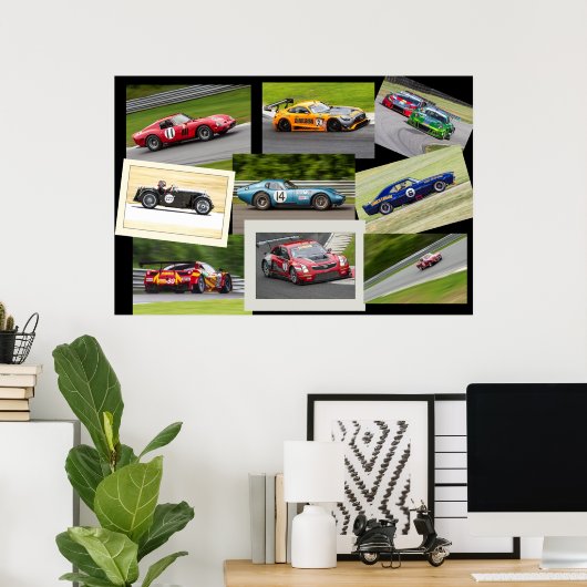 Gone Racing Poster (Heimbüro)