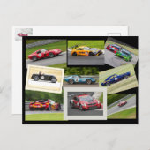 Gone Racing Postkarte (Vorne/Hinten)