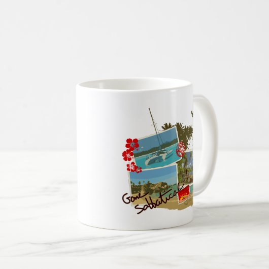 Gone Sabbatical Kaffeetasse (VorderseiteRechts)