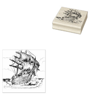 Gone Sailing Gummistempel