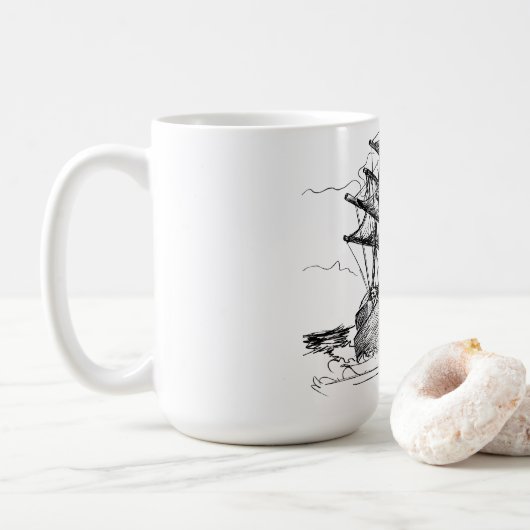 Gone Sailing Kaffeetasse (Mit Donut)