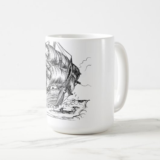 Gone Sailing Kaffeetasse (VorderseiteRechts)