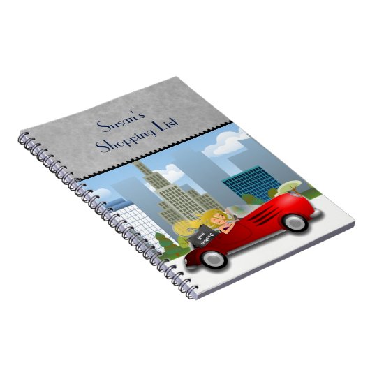 Gone Shopping Journal-Notebook Notizblock (Rechte Seite)