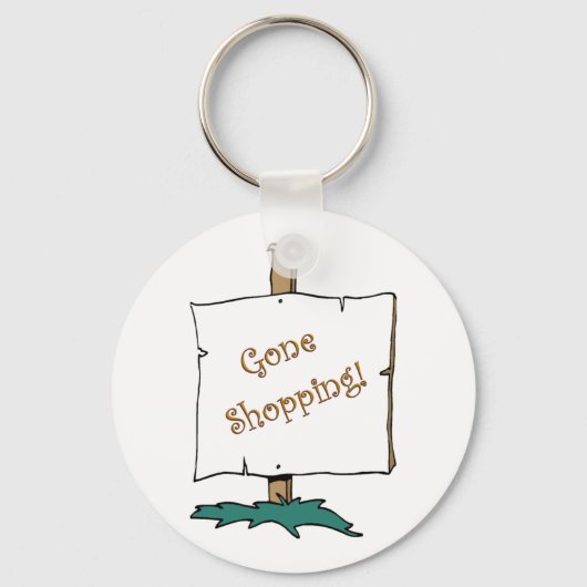 Gone Shopping Schlüsselanhänger (Vorderseite)