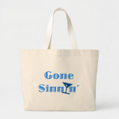 Gone Sinnin' Jumbo Stoffbeutel (Vorne)