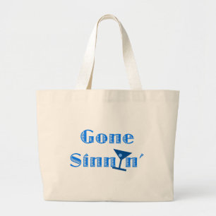 Gone Sinnin' Jumbo Stoffbeutel