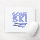 Gone Ski Mousepad (Mit Mouse)