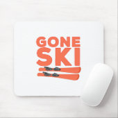 Gone Ski Mousepad (Mit Mouse)
