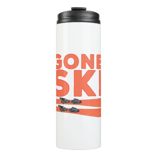 Gone Ski Thermosbecher (Vorderseite)