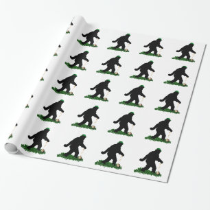 Gone Squatchin' am St. Patrick's Day Geschenkpapier