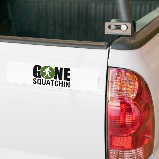 Gone Squatchin Autoaufkleber (Auf Lkw)