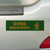 Gone Squatchin Autoaufkleber (Auf Auto)