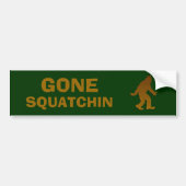 Gone Squatchin Autoaufkleber (Vorne)