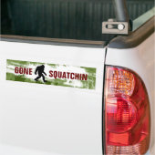 Gone Squatchin Autoaufkleber (Auf Lkw)