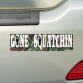 GONE SQUATCHIN AUTOAUFKLEBER (Auf Auto)