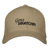 Gone Squatchin Bestickte Kappe (Vorderseite)