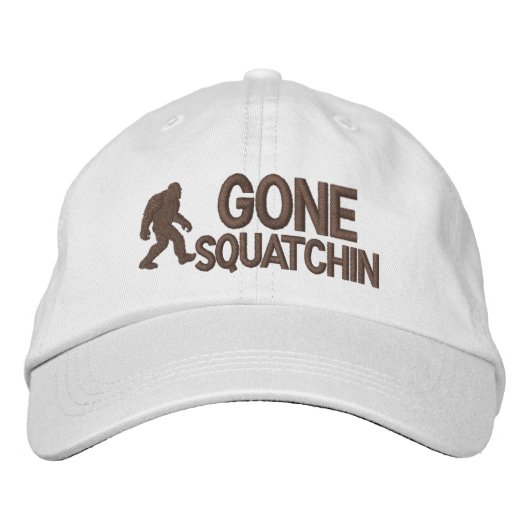 Gone Squatchin Bestickte Kappe (Vorderseite)