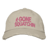 Gone Squatchin Bestickte Kappe (Vorderseite)