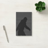 Gone Squatchin Bigfoot Carbon Fibre Print Post-it Klebezettel (Büro)