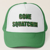 Gone Squatchin - Camouflage Truckerkappe (Vorderseite)