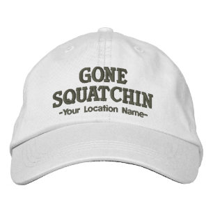 GONE SQUATCHIN Cap Individualisieren Position Bestickte Baseballkappe