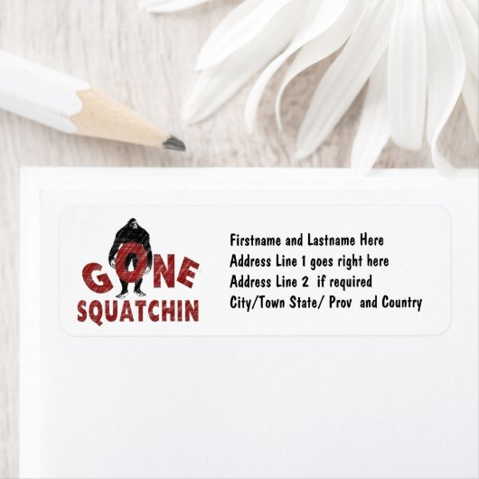 Gone Squatchin - Crayon Style Squatcher (Insitu)