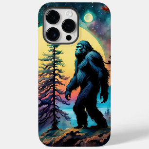 Gone Squatchin' farbenfrohe Sasquatch Landschaft Case-Mate iPhone 14 Pro Max Hülle