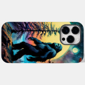 Gone Squatchin' farbenfrohe Sasquatch Landschaft Case-Mate iPhone Hülle (Rückseite (Horizontal))