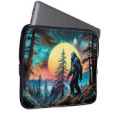 Gone Squatchin' farbenfrohe Sasquatch Landschaft Laptopschutzhülle (Vorne Rechts)