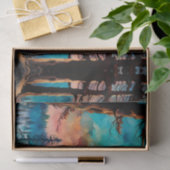 Gone Squatchin' farbenfrohe Sasquatch Landschaft Seidenpapier (Geschenk)