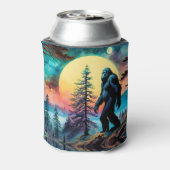 Gone Squatchin' farbenfroher Sasquatch Moon Dosenkühler (Kanne Rückseite)