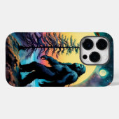 Gone Squatchin' Farbige Sasquatch-Landschaft Case-Mate iPhone Hülle (Rückseite (Horizontal))