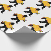 Gone Squatchin' Fiesta Poncho Geschenkpapier (Ecke)